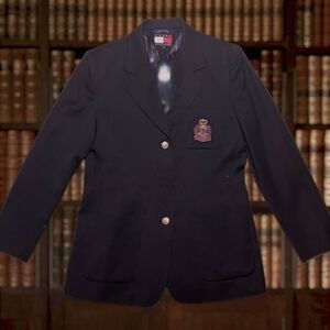 Tommy Hilfiger Vintage Crest School Blazer Navy size 4